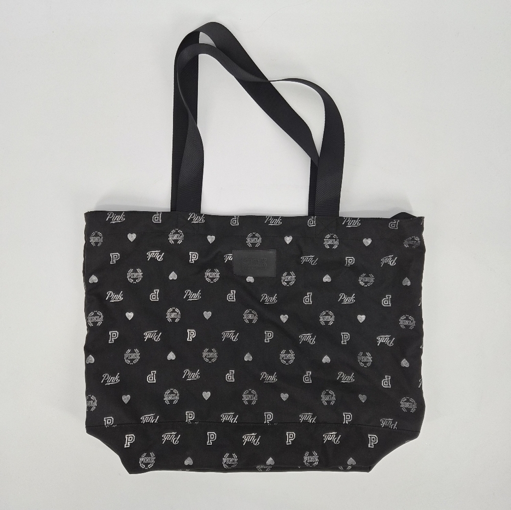 Victoria's Secret Black and‎ White Travel Bag